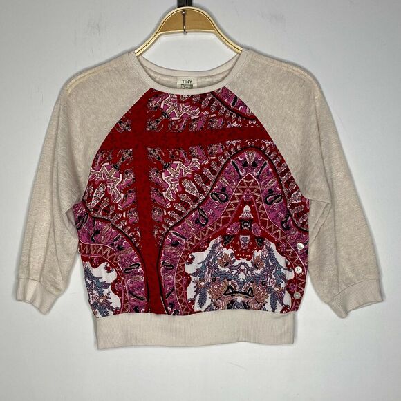 Anthropologie‎ Tiny Floral Long Sleeve Sweater Size XSP - Picture 1 of 6